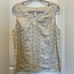 Saint Tropez West Gold Patterned Blouse